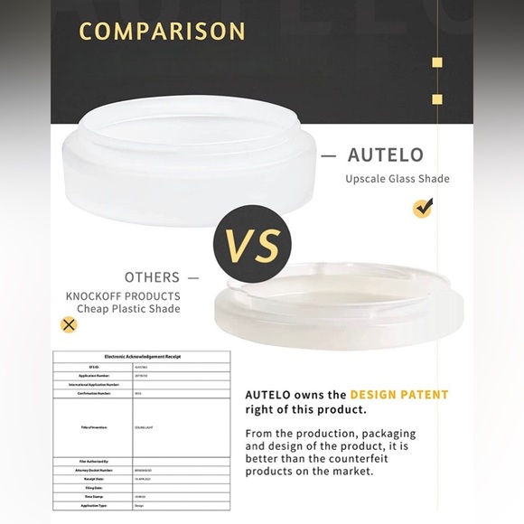 14" Bedroom Ceiling Light 3000K Dimmable Flush Mount Lamp w/ Frosted Glass NEW - Picture 2 of 10